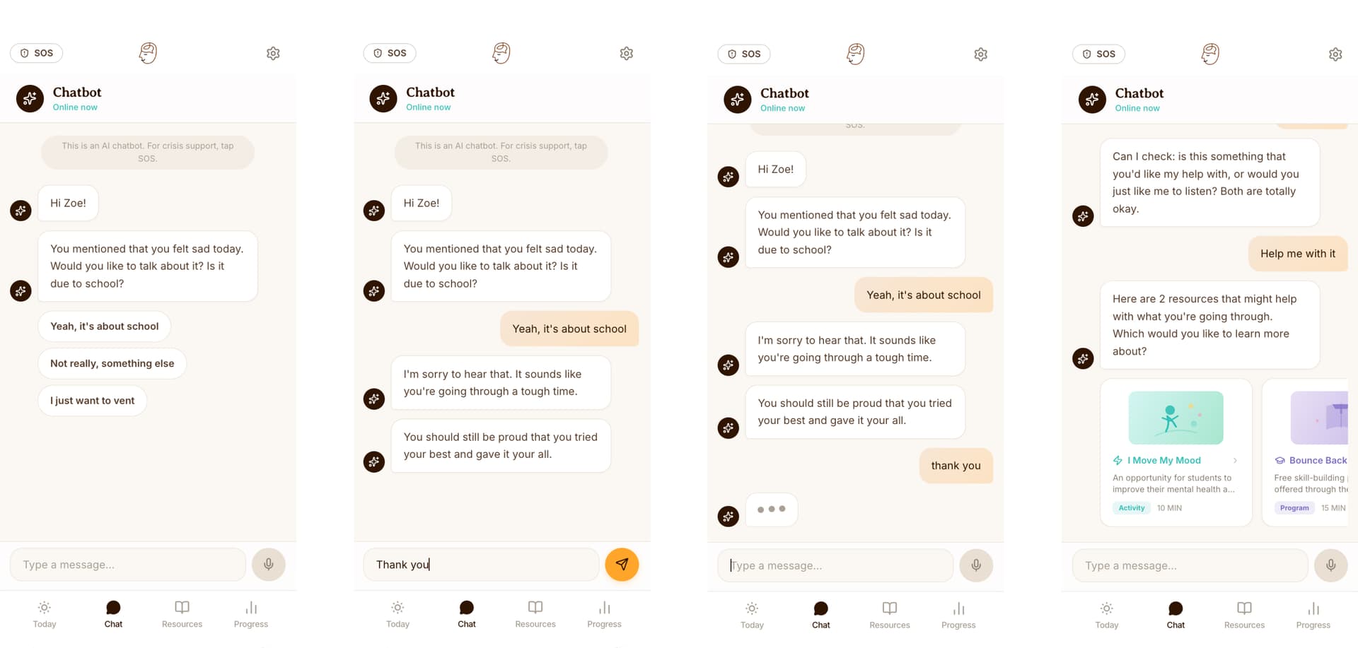 Chatting with Mini-Me Chatbot
