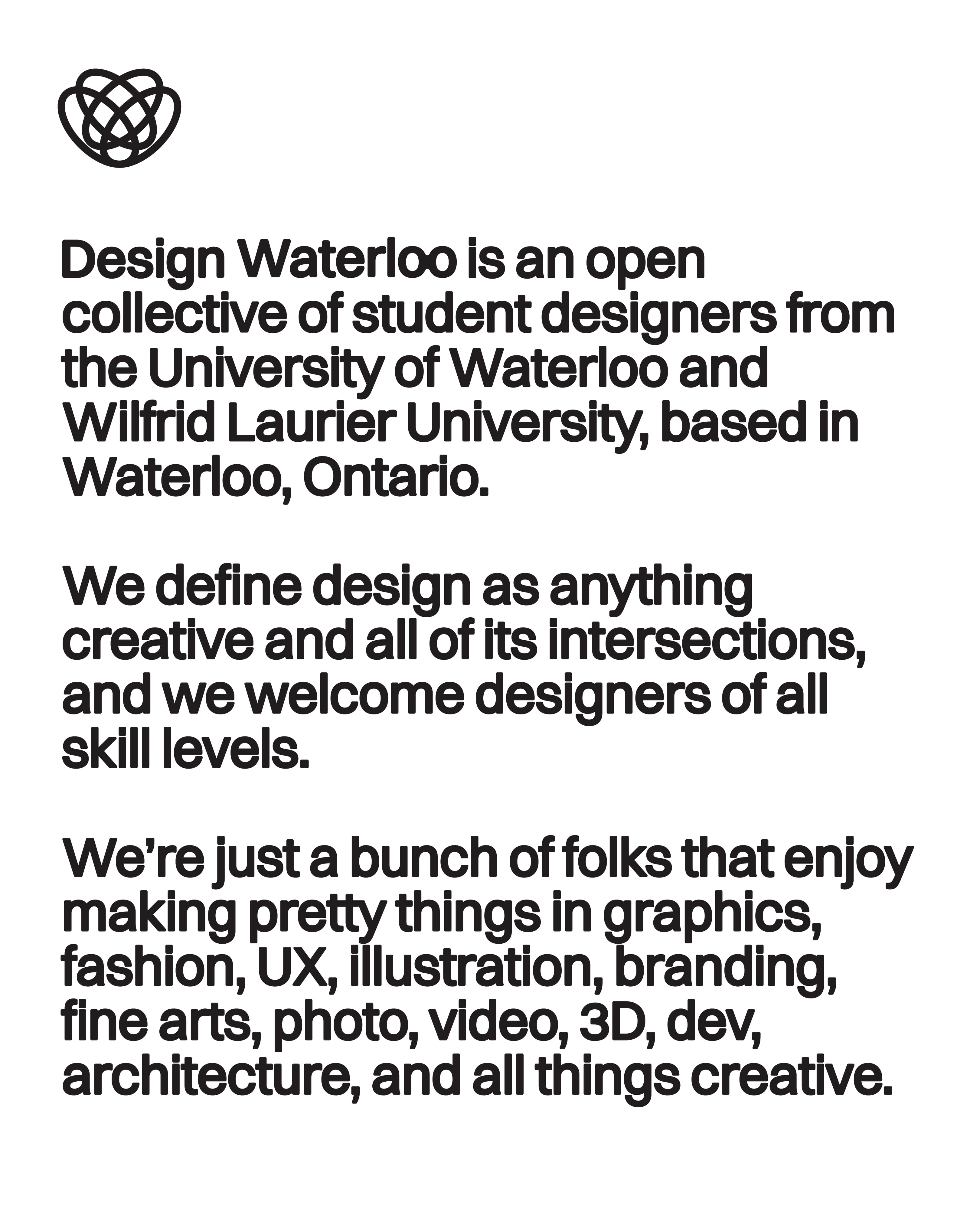 Design Waterloo workshop materials