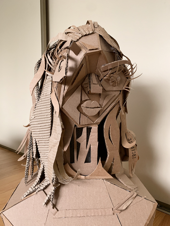 Cardboard sculpture